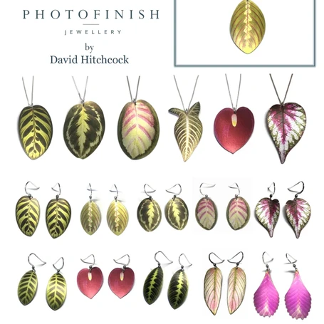 House plant earrings and necklaces
