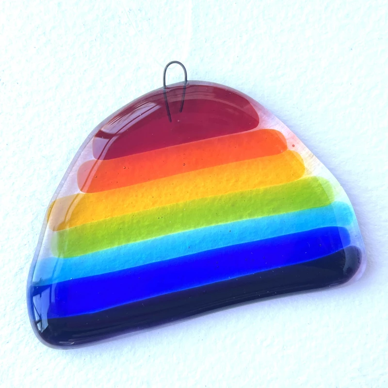 Fused Glass Mini Rainbow